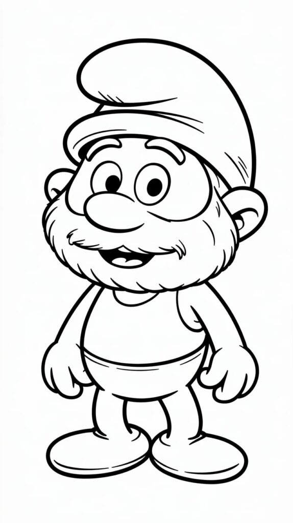 smurf tekening