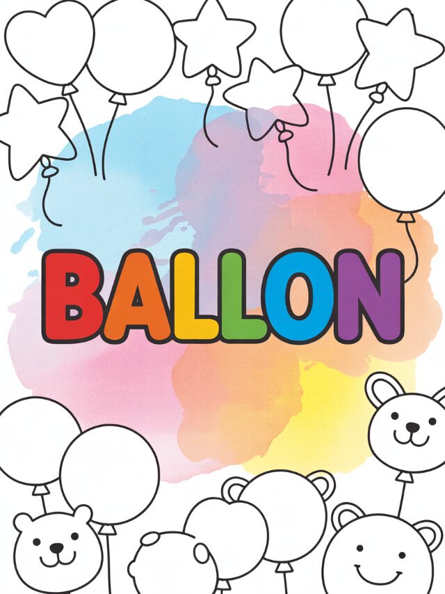 Ballon Kleurplaat