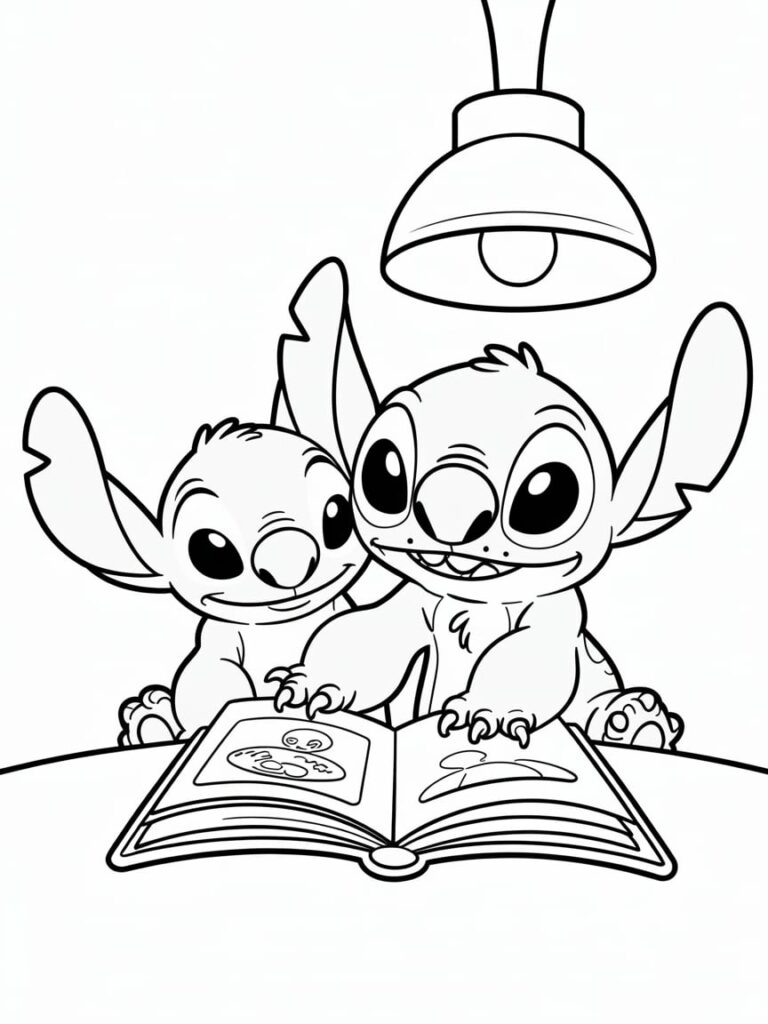 60+ Stitch Coloring Pages free download for kids