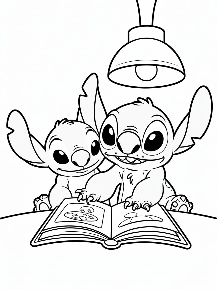 stitch coloring books