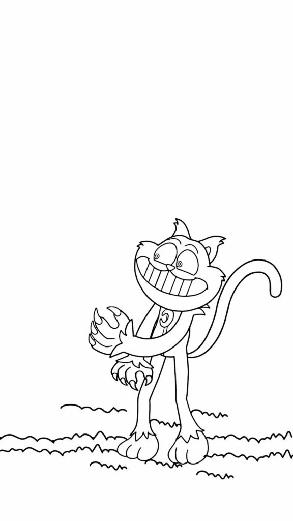 catnap monstro para colorir