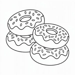 boyama donut resmi