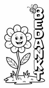 tekening bedankt
