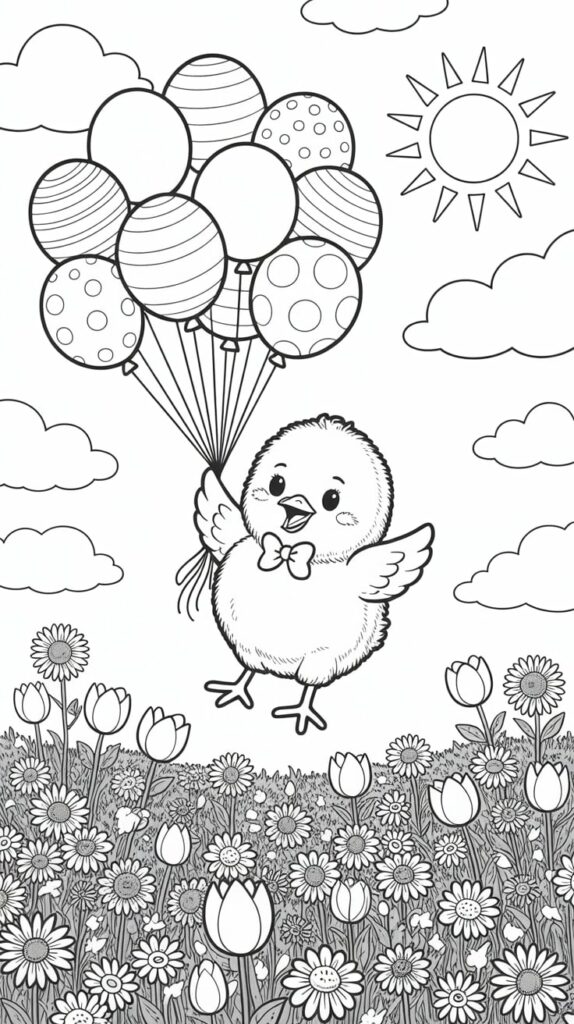 pintinho colorir