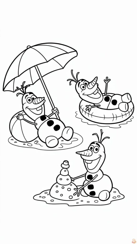 dessiner olaf