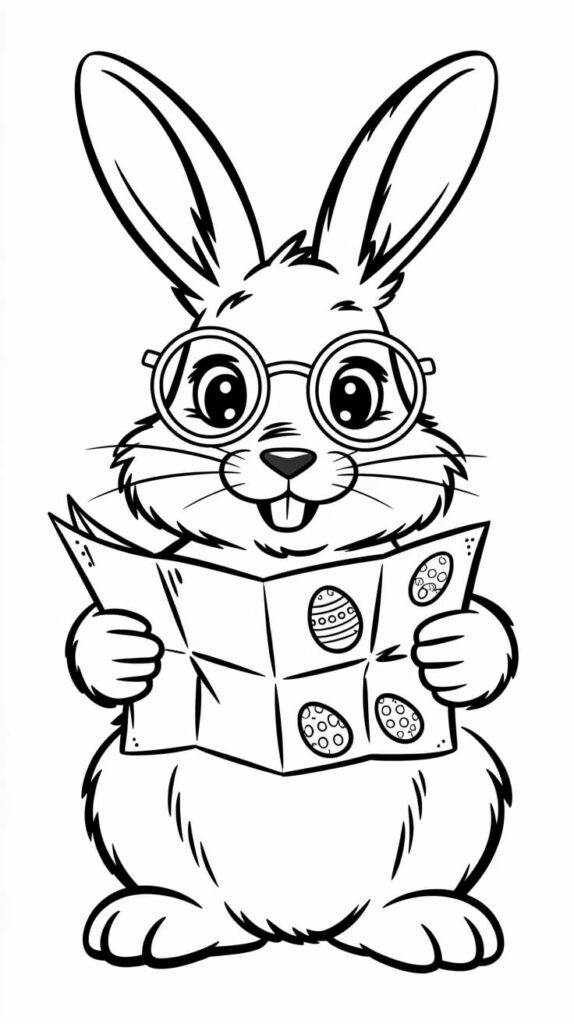 osterhase ausmalbild kostenlos