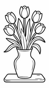 tekening tulpen