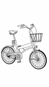 Immagini di Disegni Colorare Bambini Bicicletta