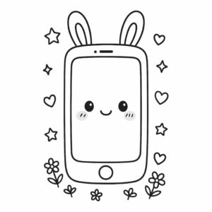 coloring pages phone