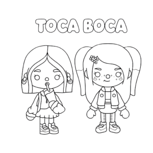 toca boca coloring pages free printable