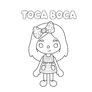 toca life coloring pages