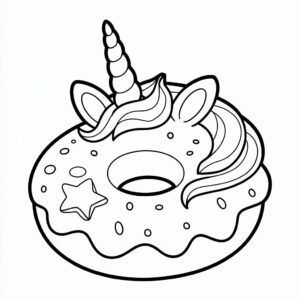 donut boyama resmi