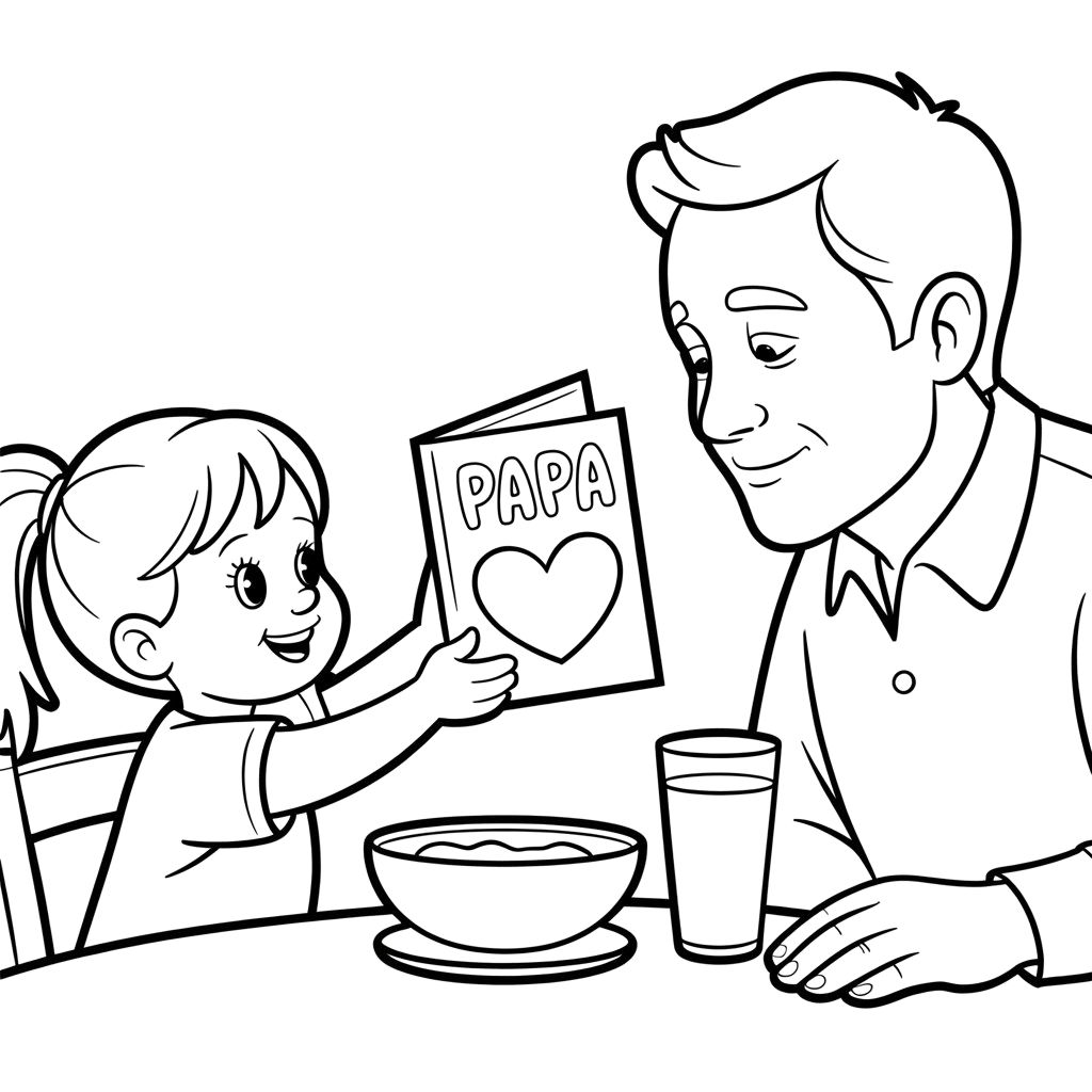 vaderdag kleurplaten