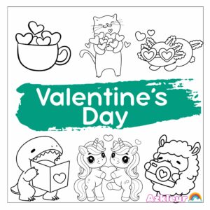 Ausmalbilder Valentinstag