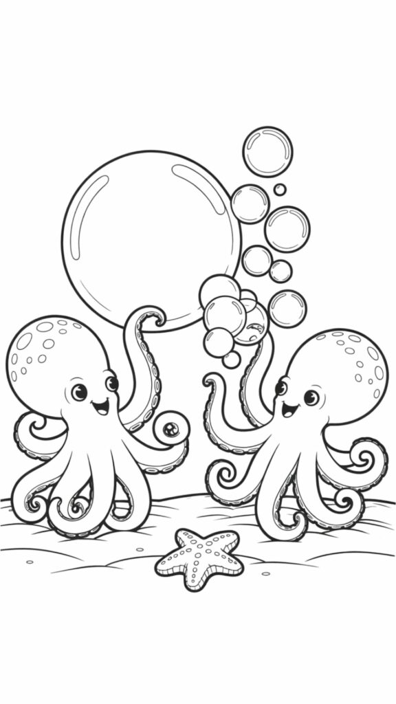 pieuvre dessins