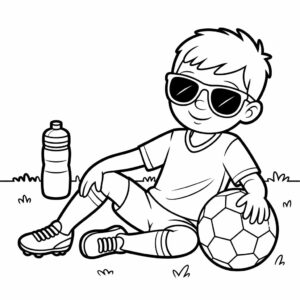 calciatori da colorare e stampare