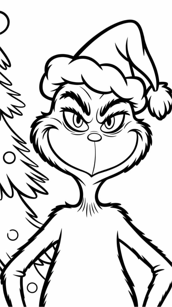 Grinch Kleurplaat PDF