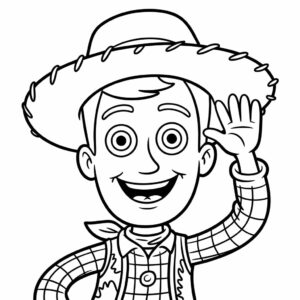 Woody Ausmalbild