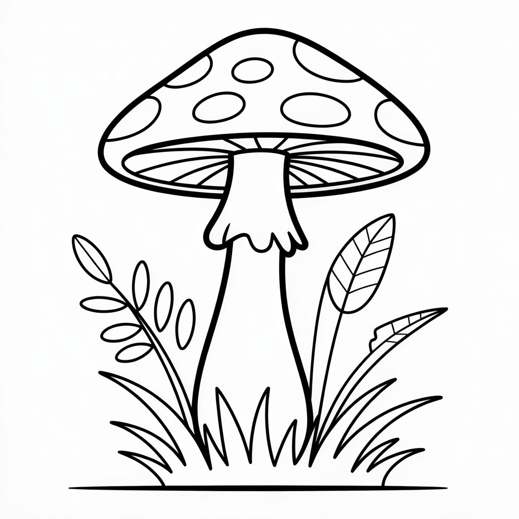 Paddestoel in het bos gratis te downloaden