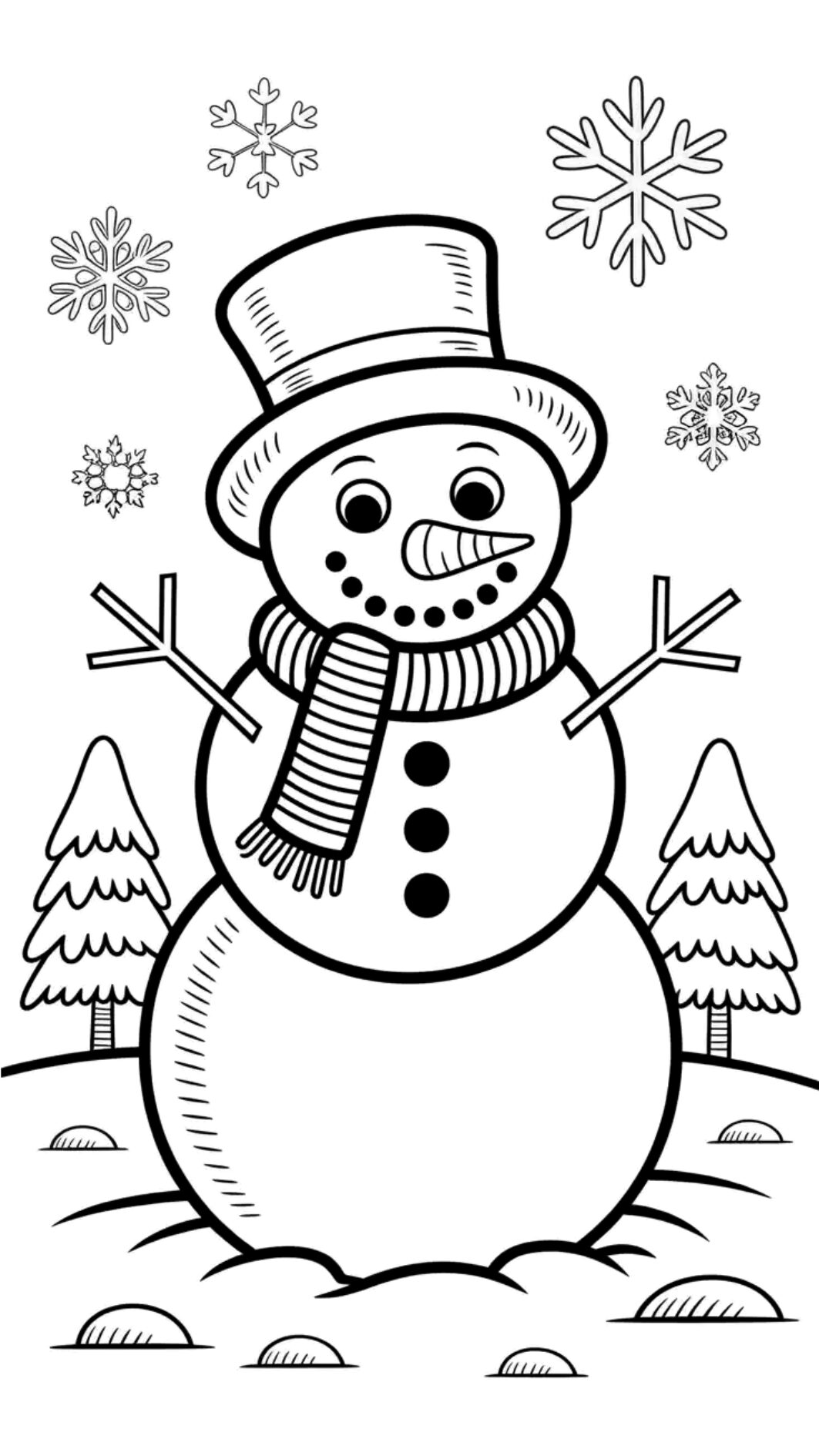 Sneeuwvlok met sneeuwpop download