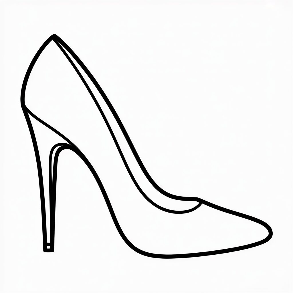 Tacchi alti da colorare PDF