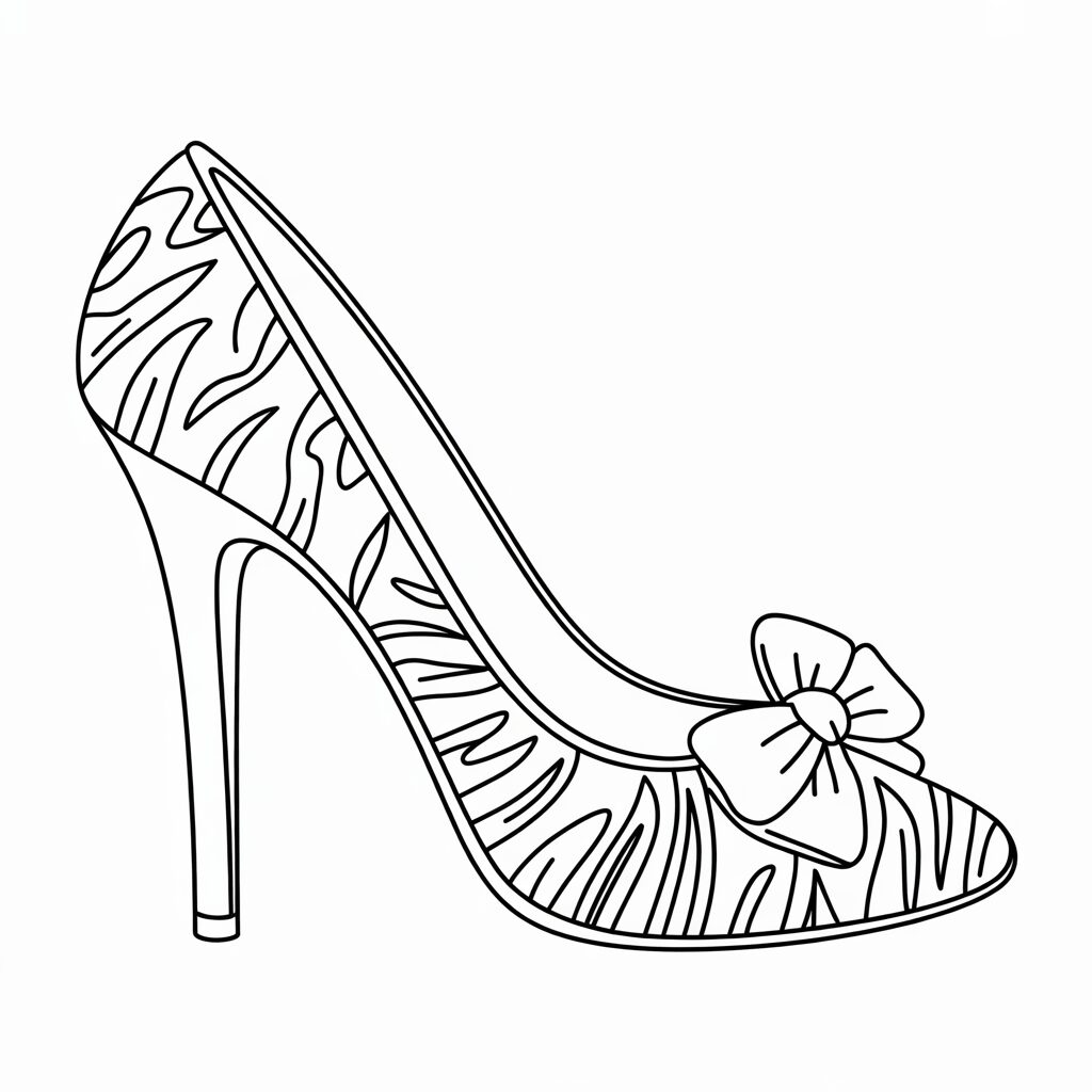 Tacchi alti da colorare gratis