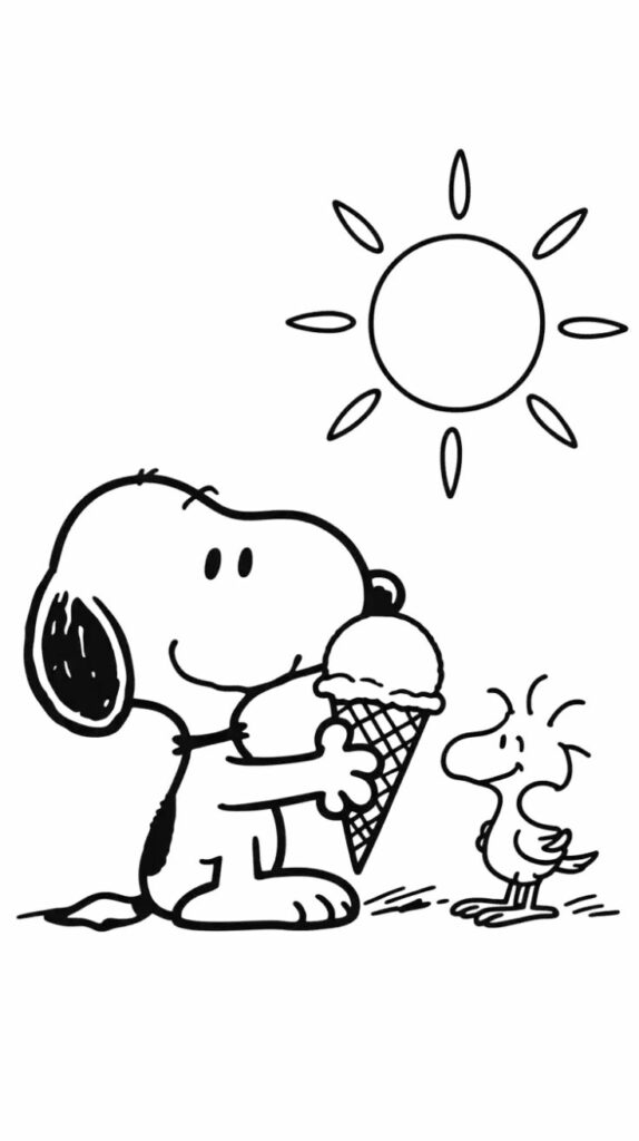 dessins snoopy