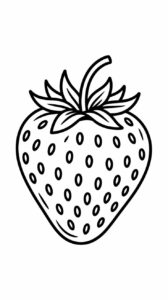 immagini di fragole da colorare