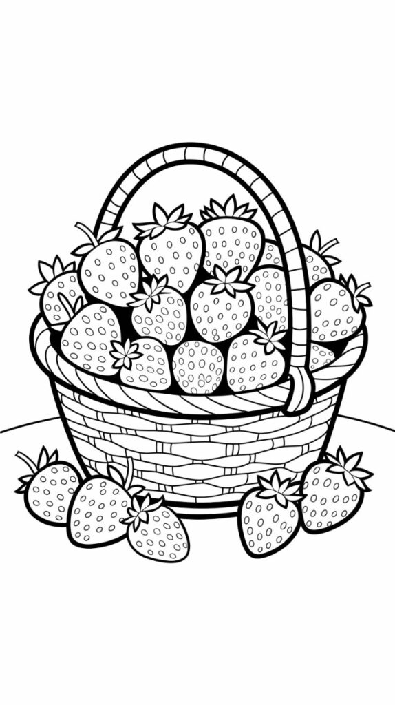 aardbeien tekenen
