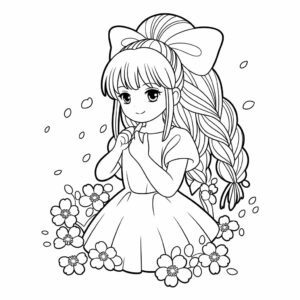 anime coloring page