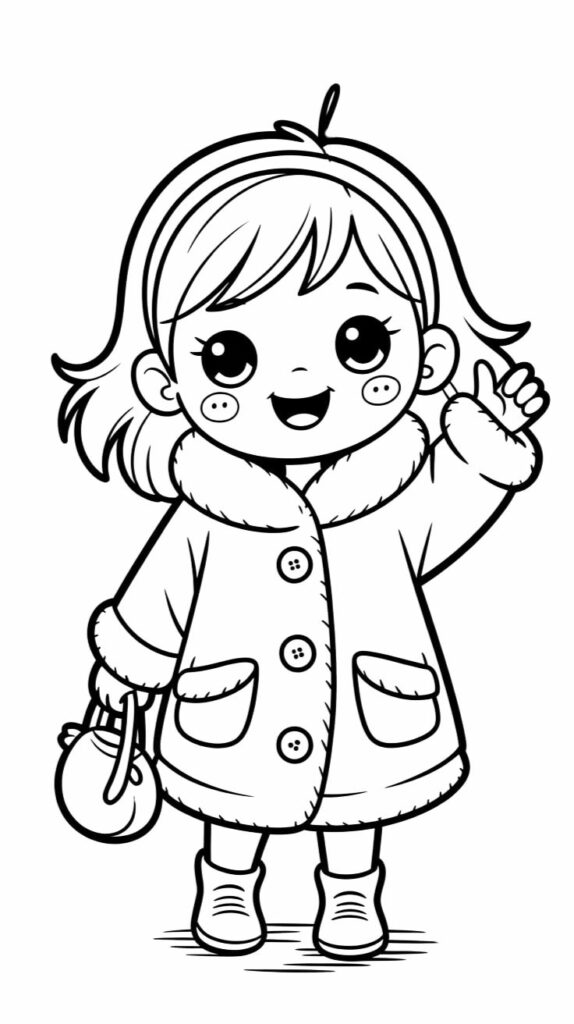 anime coloring sheet
