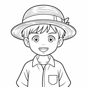 cute anime coloring pages