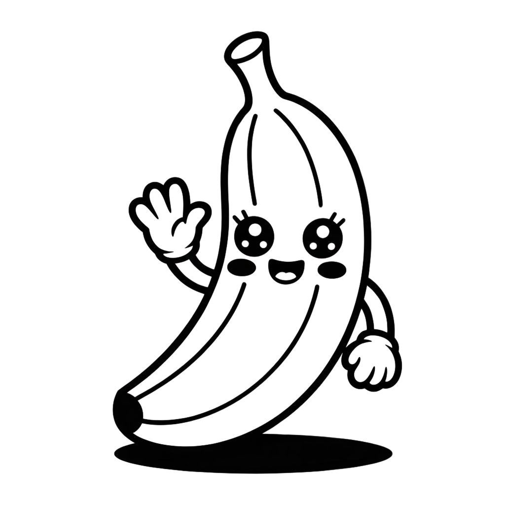 bananen tekenen
