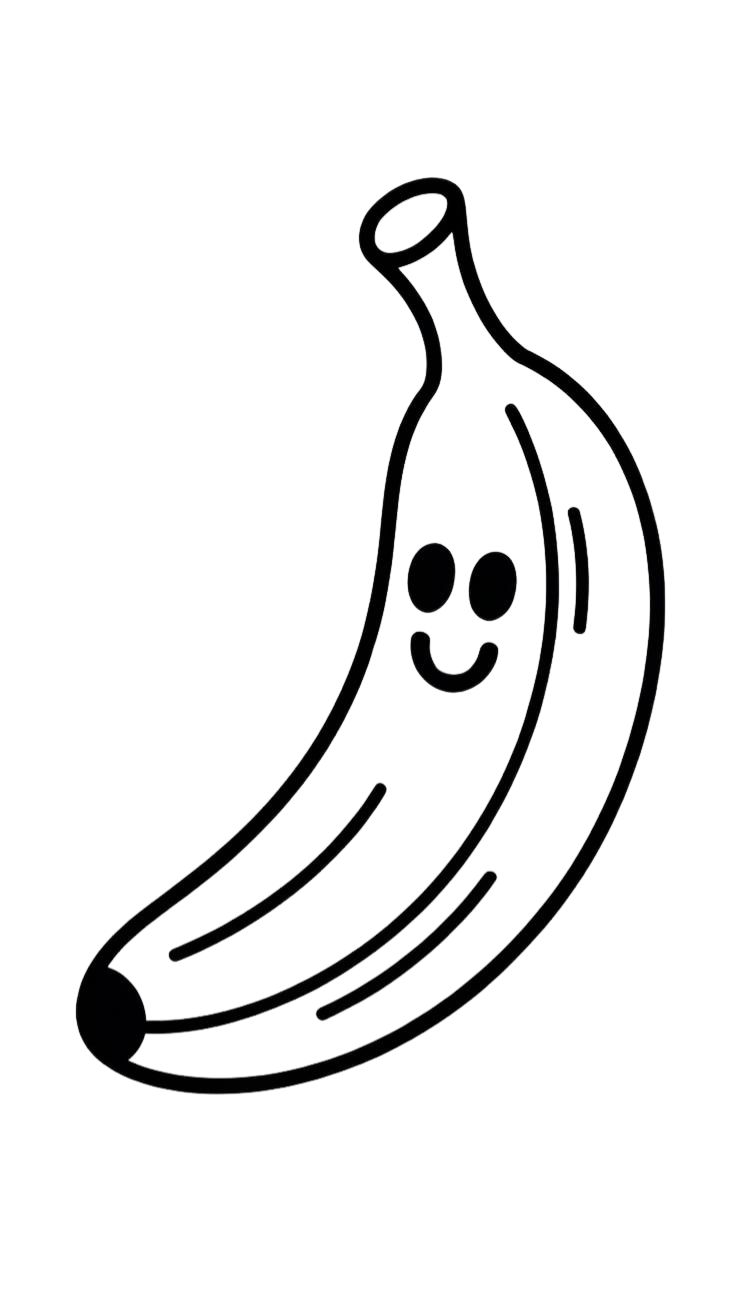 bananen tekening