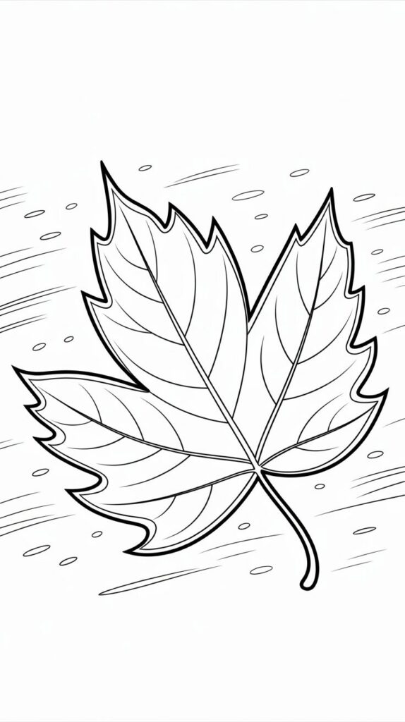 dessiner feuilles automne