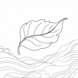 dessin de feuille