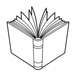 book coloring sheets