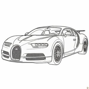 bugatti da colorare e stampare