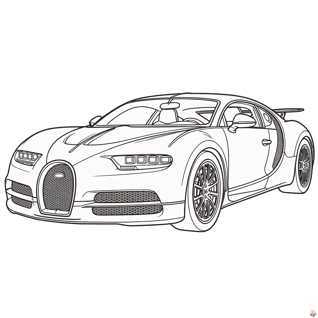 bugatti logo tekenen
