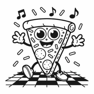 hoe teken je een pizza