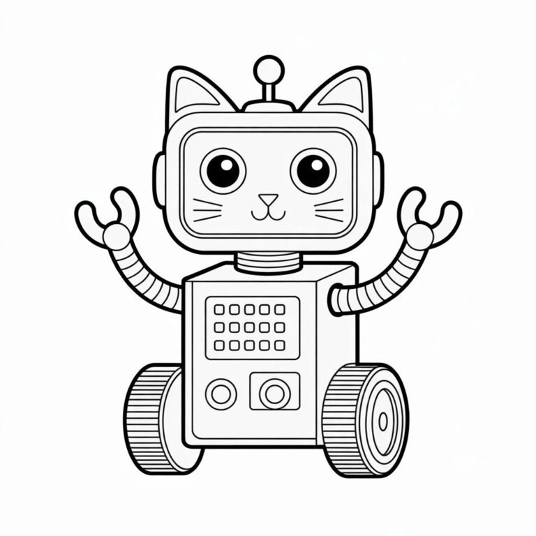 kleurplaat-robot-16-printbare-kleurplaten-gratis-download