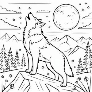 husky color pages