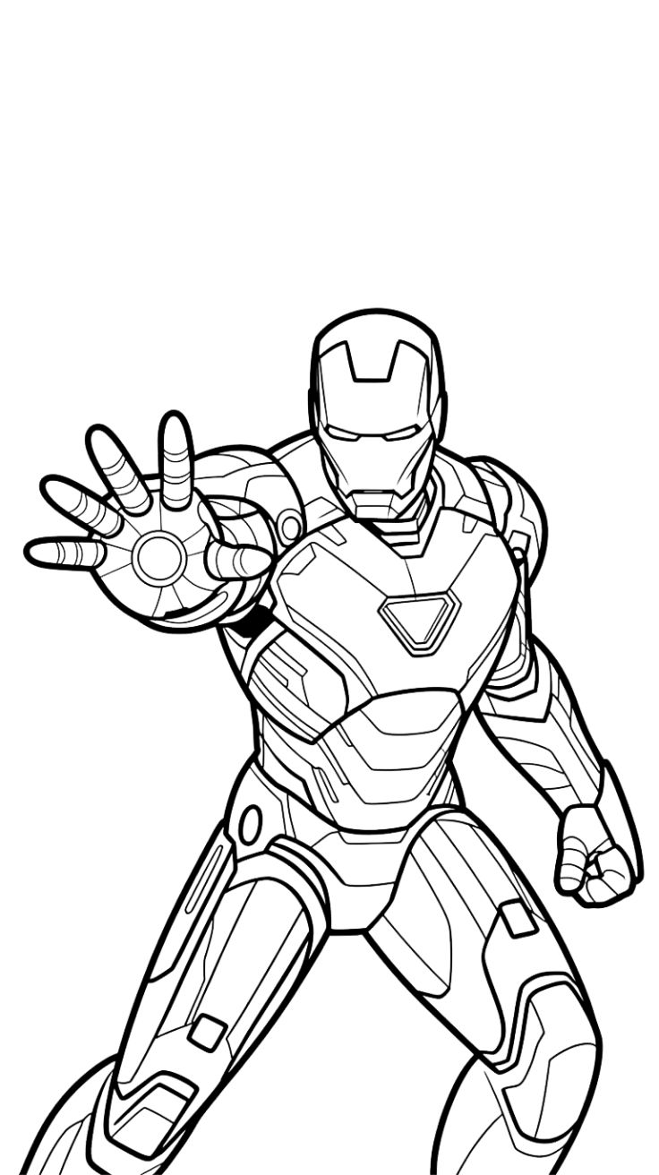 iron man tekening