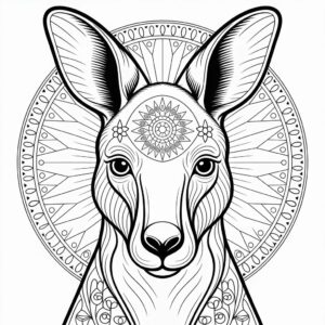 malvorlage känguru