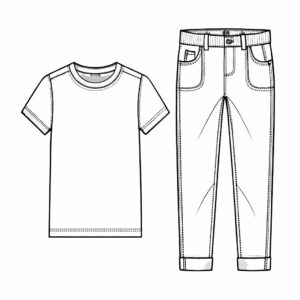 kleding kleurplaat