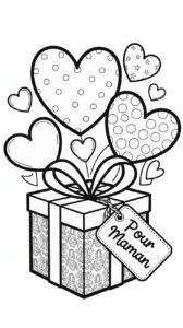 kleurplaat cadeau