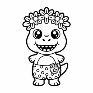 coloriage t rex
