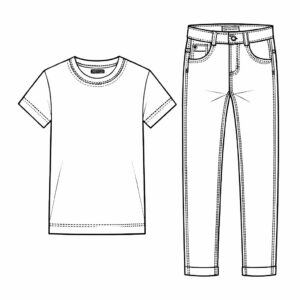 kleurplaat kleding
