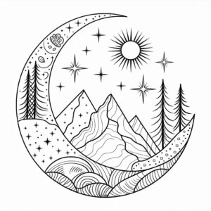 malvorlage mond