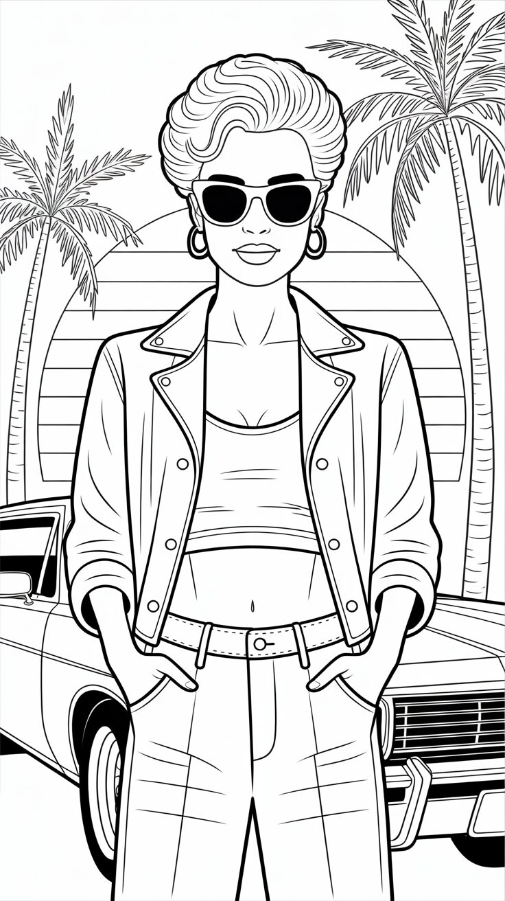kleurplaat meiden topmodel